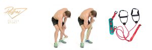 چند حرکت عالی با کش ورزشی برای عضلات پا